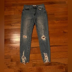 KanCan Leopard Jeans